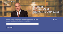 Desktop Screenshot of duncanwebb.org